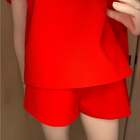 C/MEO Collective Orange Off-Shoulder Romper. #159 - Picture 7 of 16